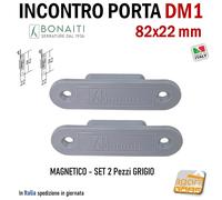 Incontro Magnetico Bonaiti DM1 riscontro cieco 82x22 incass Set 2pz blocco porta