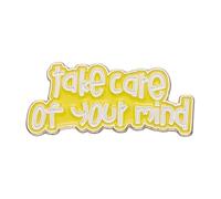 Incoraggiante frase in smalto - Spilla anni '90 con slogan "Adesso io odio le persone", normale, Metallo non prezioso