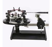 Incordatrice a manovella per racchette da badminton e tennis con disco girevole a 360° e display a doppia scala kg/lb, per racchette da badminton e tennis