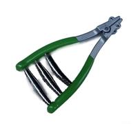 Incordatrice a tre molle per tennis e badminton, funzionamento facile, tensione costante in lega di zinco, compatta e leggera, 14 x 7,5 cm, 190 g, per uso domestico o in campo (verde)