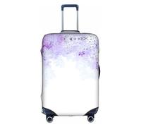 Incorniciatura Fiori Lilla in Fiore Elastico Viaggio Copertura Dei Bagagli Copertura Dei Bagagli Tao18-32 "Copertura Dei Bagagli con Cerniera Antis Graffio Antipolvere Stretta Fissaggio e Smontaggio