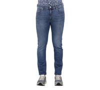 Incotex - Jeans Cinque Tasche Elasticizzati in Denim - -Jeans -Uomo -Blu -W35
