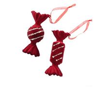 Incredibile aggiunta eleva il tuo arredamento con questi due disegni unici nel nostro set di ornamenti natalizi (caramelle)