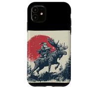 Incredibile Alce Santa Claus Grafica per Riders e Natale Custodia per iPhone 11