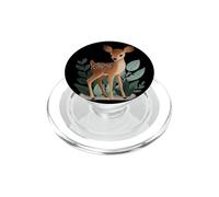Incredibile cervo cervo con piante della foresta costume PopSockets PopGrip per MagSafe