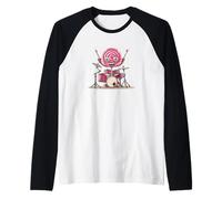 Incredibile Costume da Lecca-Lecca con Tamburi Maglia con Maniche Raglan