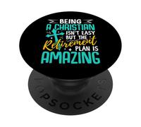 Incredibile design cristiano pensionamento PopSockets PopGrip Adesivo