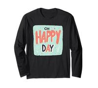 Incredibile Emblema Oh Happy Day per Un Bel Look Maglia a Manica