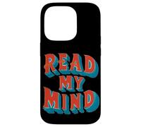 Incredibile emblema Read my Mind per ragazzi e ragazze Custodia per iPhone 14 Pro
