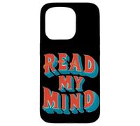 Incredibile emblema Read my Mind per ragazzi e ragazze Custodia per iPhone 15 Pro