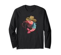 Incredibile gamberetti in Cowboy Cerca Gli Amanti del Selvaggio West Maglia a Manica
