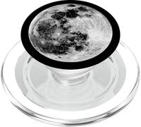 Incredibile grafica della luna piena per gli appassionati di spazio e scienza PopSockets PopGrip per MagSafe