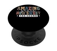 Incredibile grazia Quanto è dolce la sana fede PopSockets PopGrip Adesivo