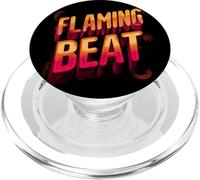 Incredibile logo Flaming Beat per ragazzi e ragazze PopSockets PopGrip per MagSafe