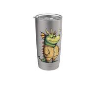 Incredibile look drago per i fan della biancheria da notte Bicchiere termico in acciaio inox doppia parete
