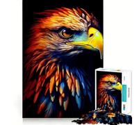 Incredibile puzzle a 1000 pezzi con gufo colorato,gioco di logica e allenamento mentale,incastro perfetto senza spazi vuoti,sfida interattiva per la mente a casa (38x26cm)