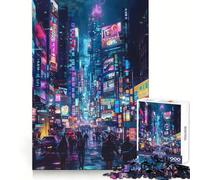 Incredibile puzzle Cyberpunk Nights da 1000 pezzi per adulti, stimolante per la logica, ideale per distrazioni, con incastro perfetto, regalo festivo (38x26cm)