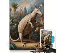 Incredibile puzzle per adulti Armadillo Safari,1000 pezzi,gioco di memoria,taglio di alta precisione,attività creativa per momenti di tranquillità ed esercizio mentale a casa (50x75cm)