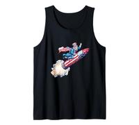 Incredibile Razzo Sam con fuochi d'artificio per Gli Amanti dello Spazio degli Stati Canotta