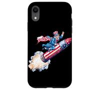 Incredibile razzo Sam con fuochi d'artificio per gli amanti dello spazio degli Stati Custodia per iPhone XR