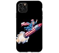 Incredibile razzo Sam con fuochi d'artificio per gli amanti dello spazio degli Stati Custodia per iPhone 11 Pro Max