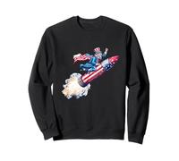 Incredibile Razzo Sam con fuochi d'artificio per Gli Amanti dello Spazio degli Stati Felpa