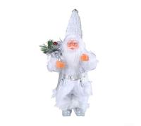 Incredibile tocco stagionale con disegni creativi di Jolly Old Saint Nick (bianco)