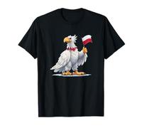 Incredibile Uccello Rapace nei Colori della Polonia Maglietta