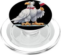Incredibile uccello rapace nei colori della Polonia PopSockets PopGrip per MagSafe
