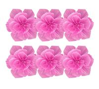 Incredibile varietà sei pezzi set fiori di carta artigianali per decorazione ev