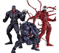 INCREDIBILE YAMAGUCHI Venom Carnage Spider Man leggende Action Figure Giunto Faccia mobile Statua Modello Bambola da collezione per bambini per il giocattolo