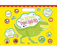 Incredibili dinosauri. Colora, attacca e stacca. Con adesivi. Ediz. a colori