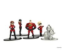 INCREDIBILI Set 5 Mini Figure METALLO 4cm Dash Jack Jack JADA NANO Metalfigs