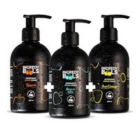 INCREDY SET- Detergente Intimo Uomo - Bundle 3 x 250 ml - pH 5.5 Fisiologico - Ipoallergenico, Profumato - Con Carbone Attivo - Fragranza Bancock, Santo Domango & Spruzzo di Mare