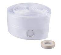 INCREWAY 1 set di nastro per tende con diametro interno di 22 mm, 10 m di nastro per tende con occhielli da 10 m, per tende perforate, decorazione fai da te