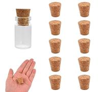 INCREWAY 100 tappi per bottiglie in legno conico, tappo in sughero conico, tappo in sughero naturale per bottiglie di vetro