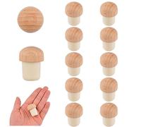 INCREWAY 10pcs T-Shape Wine Cork, T-Plug tappi di vino, T spine di legno, tappi di vino ad alto polimero per bottiglia di vino Jar di vetro