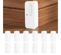 INCREWAY 12 PCS Blocchi Angolari per Battiscopa Bianchi in Silicone Autoadesivi Cuscinetti Angolari di Sicurezza a Prova di Bambino Protezioni per Bordi Paraspigoli per Mobili Base Parete