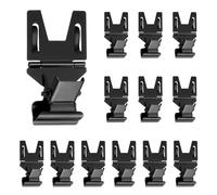 INCREWAY 12PCS Nero Regolabile Segnale Stand Titolari Rotabile Prodotto Merce Negozio Al Dettaglio Etichette Clip Prezzo Cartellino Pubblicità Display Tabella Numero Titolare