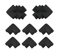 INCREWAY 16pcs nero sicurezza angolo cuscino, super morbido bambino prova angolo protettore con adesivo