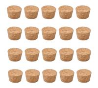 INCREWAY 20pcs tappi conici in legno per bottiglia di vino in vetro