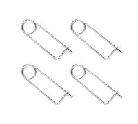 INCREWAY 4pcs perno di bloccaggio dell'albero, perno dell'accoppiatore di sicurezza del perno della serratura del filo M2* 75, perni di sicurezza della Cotter di forma della spilla d'acciaio