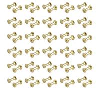 INCREWAY 60 set di viti Chicago Kit assortiti, 5 mm x 15 mm viti di rilegatura Post Golden M5 Round Cross Head Stud Screw Posts Nail Rivet Book Binding Posts per album fotografici Scrapbook