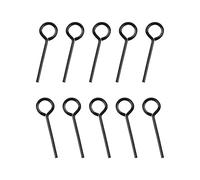 INCREWAY Chiave esagonale standard da 1/8" con anello completo, set di chiavi per dogging stile portachiavi, chiave a brugola per porte antipanico, porta di sicurezza, metallo solido, 10 confezioni