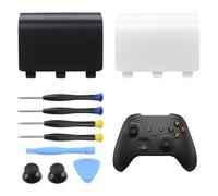 INCREWAY Kit copribatteria e joystick per controller, kit di riparazione personalizzato con accessori o sostituzione dell'involucro del controller di gioco posteriore