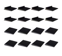 INCREWAY Kit di guarnizioni per porte in poliuretano, 16 pezzi, nero resistente alle intemperie, con nastro adesivo per isolamento acustico e protezione dagli agenti atmosferici di porte e finestre