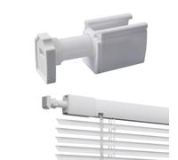 INCREWAY Kit di Staffe Adesive per Tende Veneziane Manuali Senza Trapano e Attrezzi, per Finestra, Bianco