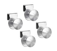 Increway, maniglia per porta in vetro, 4 pezzi, in acciaio inox, senza foratura necessaria, maniglie a morsetto per porte e vetrine da 5 a 8 mm