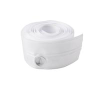 INCREWAY Nastro per tende, 10 m, bianco, polipropilene, decorazione fai da te, stile country, tende ondulate, rimovibili, oscuranti, diametro foro 22 mm, larghezza 73 mm