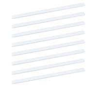 INCREWAY Protezioni antiscivolo per ante di armadietti, 8 pezzi, in plastica bianca, per proteggere mobili da cucina, sgabelli, pedane e sedie da scheggiature, 16 mm